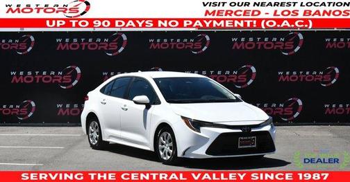 White 2025 Toyota Corolla LE
