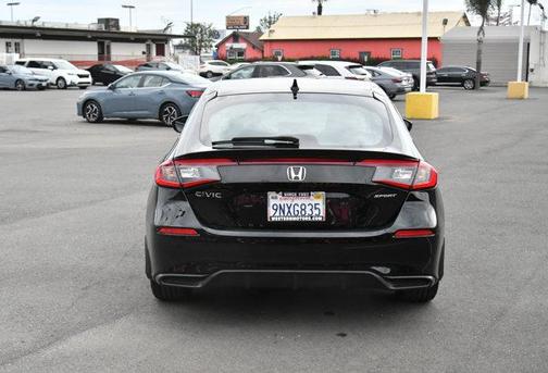 Black 2024 Honda Civic Sport