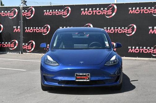 Blue 2022 Tesla Model 3 Base