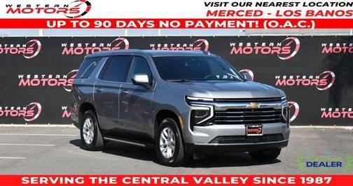 Sterling Gray Metallic 2025 Chevrolet Tahoe LT