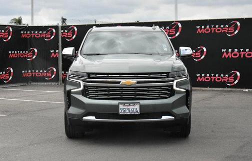 Silver Sage Metallic 2023 Chevrolet Suburban Premier