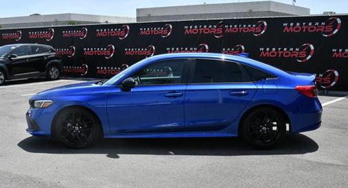 Blue 2024 Honda Civic Sport