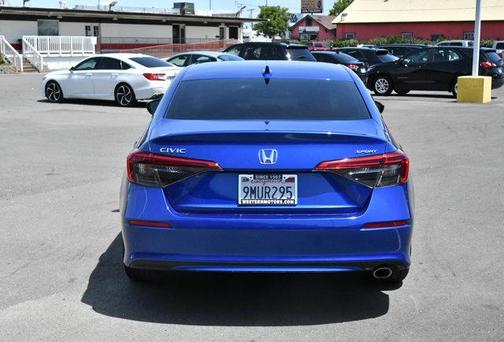 Blue 2024 Honda Civic Sport
