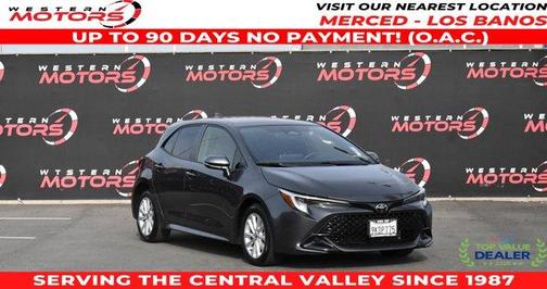 Gray 2024 Toyota Corolla Hatchback SE
