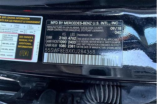 2019 Mercedes-Benz C-Class C 300 4MATIC