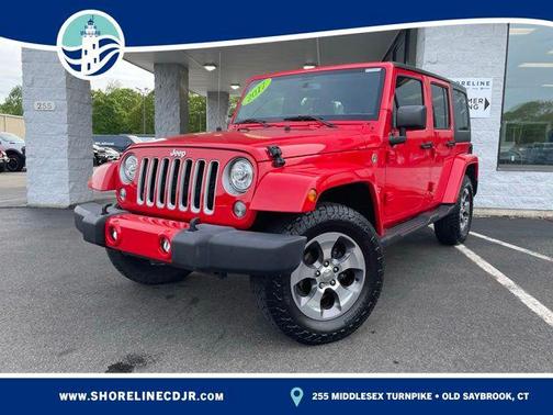 Firecracker Red Clearcoat 2017 Jeep Wrangler Unlimited Sahara