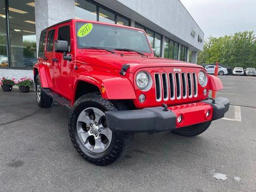 Firecracker Red Clearcoat 2017 Jeep Wrangler Unlimited Sahara