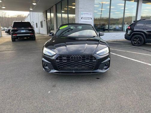 Mythos Black Metallic 2023 Audi A5 Sportback 45 S Line Premium Plus