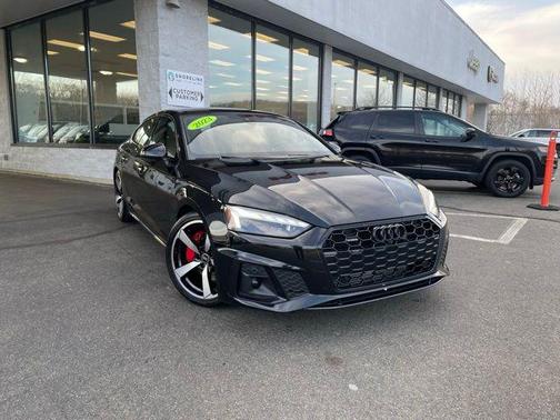 Mythos Black Metallic 2023 Audi A5 Sportback 45 S Line Premium Plus