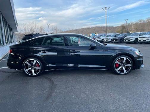 Mythos Black Metallic 2023 Audi A5 Sportback 45 S Line Premium Plus