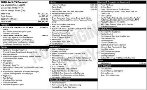 2018 Audi Q5 2.0T Premium