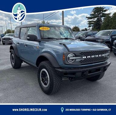 Azure Gray Metallic Tri-Coat 2023 Ford Bronco Badlands