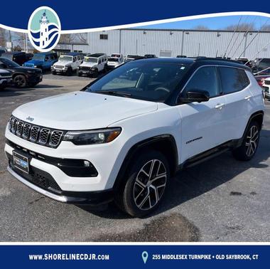 Bright White Clearcoat 2024 Jeep Compass Limited