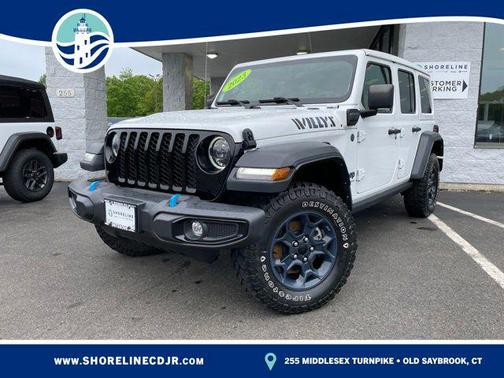 Bright White Clearcoat 2023 Jeep Wrangler 4xe Base