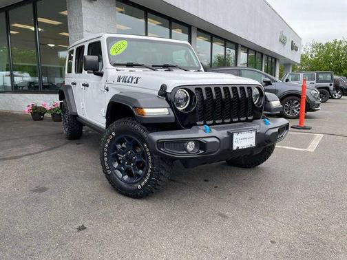 Bright White Clearcoat 2023 Jeep Wrangler 4xe Base