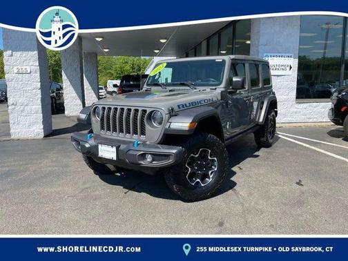 Sting-Gray Clearcoat 2023 Jeep Wrangler 4xe Rubicon