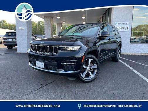 Diamond Black Crystal Pearlcoat 2023 Jeep Grand Cherokee L Limited