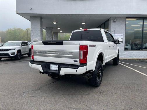 Star White Metallic Tri-Coat 2022 Ford F-350 Platinum