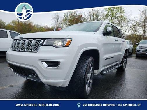 Bright White Clearcoat 2021 Jeep Grand Cherokee Overland