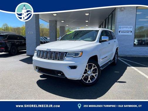 Bright White Clearcoat 2021 Jeep Grand Cherokee Overland