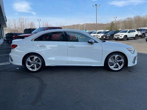 Glacier White Metallic 2023 Audi S3 Premium Plus TFSI quattro S tronic