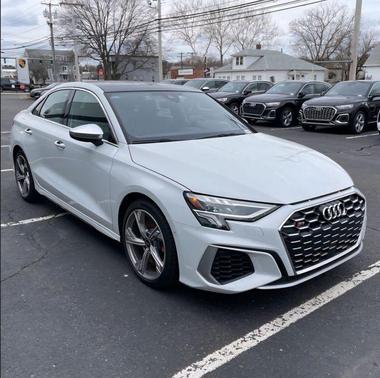 Glacier White Metallic 2023 Audi S3 Premium Plus TFSI quattro S tronic