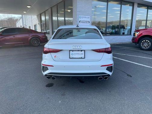 Glacier White Metallic 2023 Audi S3 Premium Plus TFSI quattro S tronic