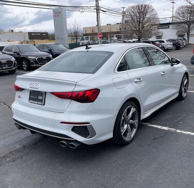 Glacier White Metallic 2023 Audi S3 Premium Plus TFSI quattro S tronic