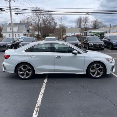 Glacier White Metallic 2023 Audi S3 Premium Plus TFSI quattro S tronic