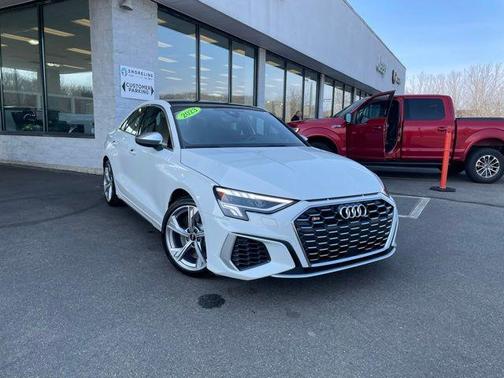 Glacier White Metallic 2023 Audi S3 Premium Plus TFSI quattro S tronic