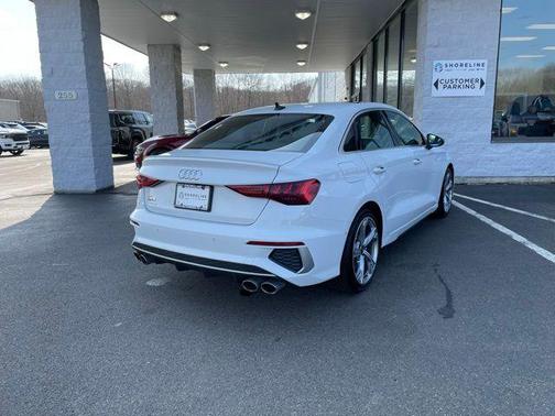 Glacier White Metallic 2023 Audi S3 Premium Plus TFSI quattro S tronic