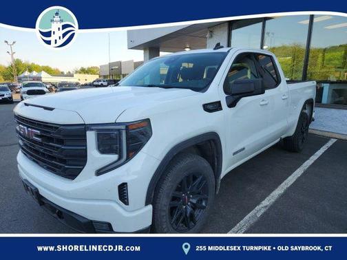 Summit White 2023 GMC Sierra 1500 Elevation