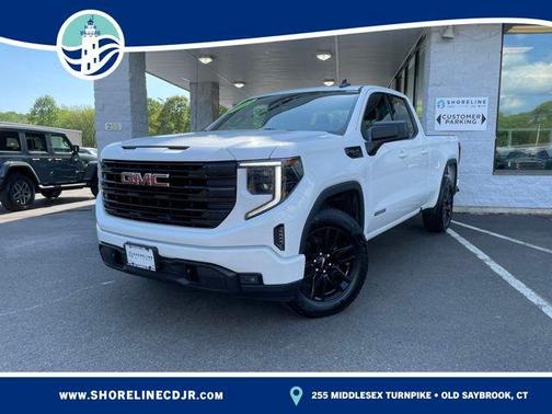 Summit White 2023 GMC Sierra 1500 Elevation