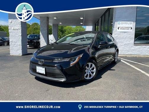 Midnight Black Metallic 2025 Toyota Corolla LE