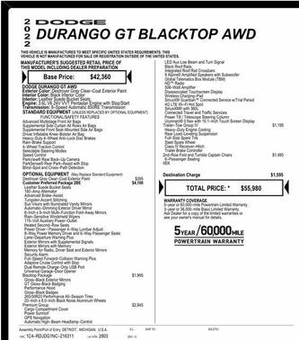 Destroyer Gray Clearcoat 2022 Dodge Durango GT Plus