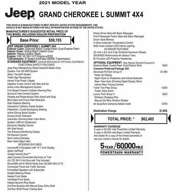 2021 Jeep Grand Cherokee L Summit