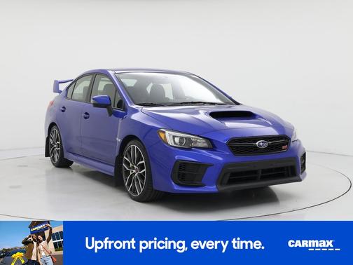 Blue 2020 Subaru WRX STI