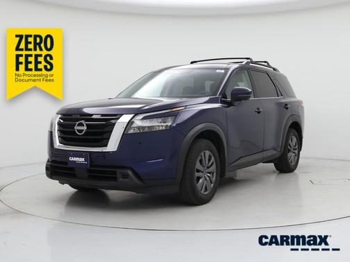 Blue 2024 Nissan Pathfinder SV