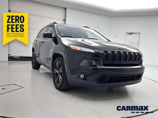 Black 2015 Jeep Cherokee Altitude