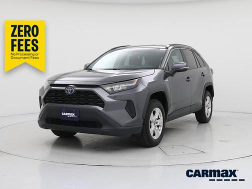 Gray 2021 Toyota RAV4 Hybrid LE