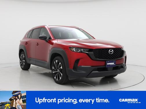 Red 2025 Mazda CX-50 Hybrid Premium Plus