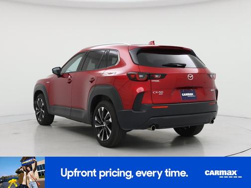 Red 2025 Mazda CX-50 Hybrid Premium Plus