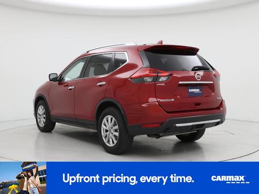 Red 2017 Nissan Rogue SV