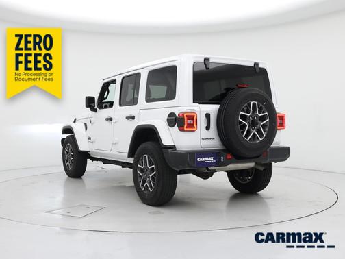 White 2025 Jeep Wrangler Sahara