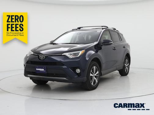 Blue 2018 Toyota RAV4 XLE