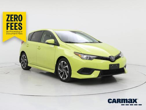 Yellow 2017 Toyota Corolla iM