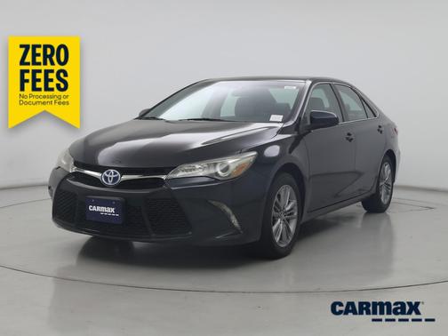 Blue 2015 Toyota Camry Hybrid SE