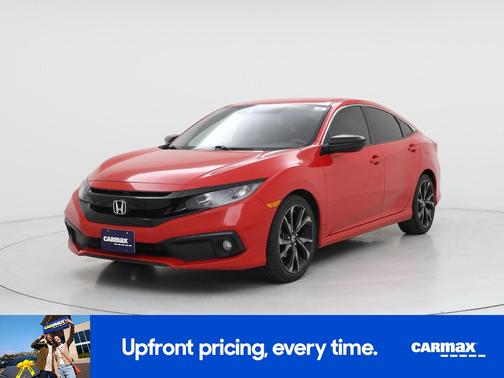 Red 2019 Honda Civic Sport