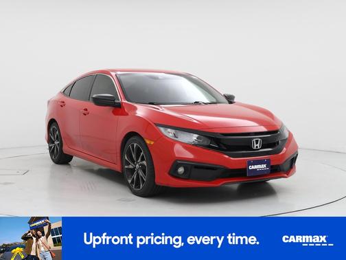 Red 2019 Honda Civic Sport