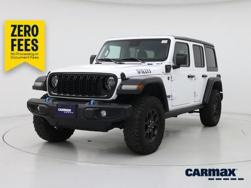 White 2024 Jeep Wrangler 4xe Willy's
